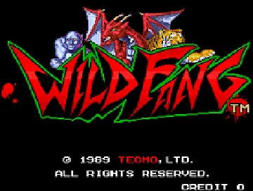 Wild Fang / Tecmo Knight screen shot title